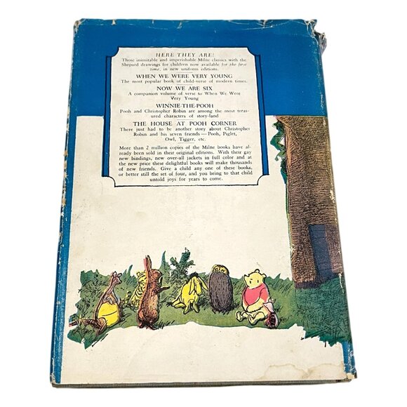 Milne The House At Pooh Corner Book Dutton Winnie-the-Pooh HC DJ 1945 Vintage - Picture 2 of 11